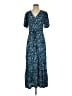 Faherty Paisley Blue Casual Dress Size XS - photo 1