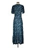 Faherty Paisley Blue Casual Dress Size XS - photo 2