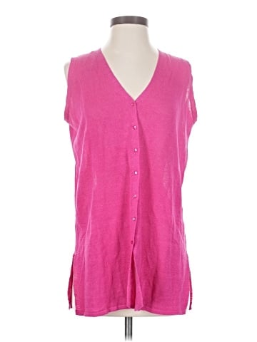 Zara Sleeveless Button-Down Shirt (view 1)