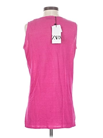 Zara Sleeveless Button-Down Shirt (view 2)