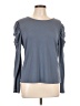 Stella & Dot Gray Long Sleeve Top Size L - photo 1