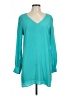 Lavender Brown 100% Silk Teal Blouse Size L - photo 1