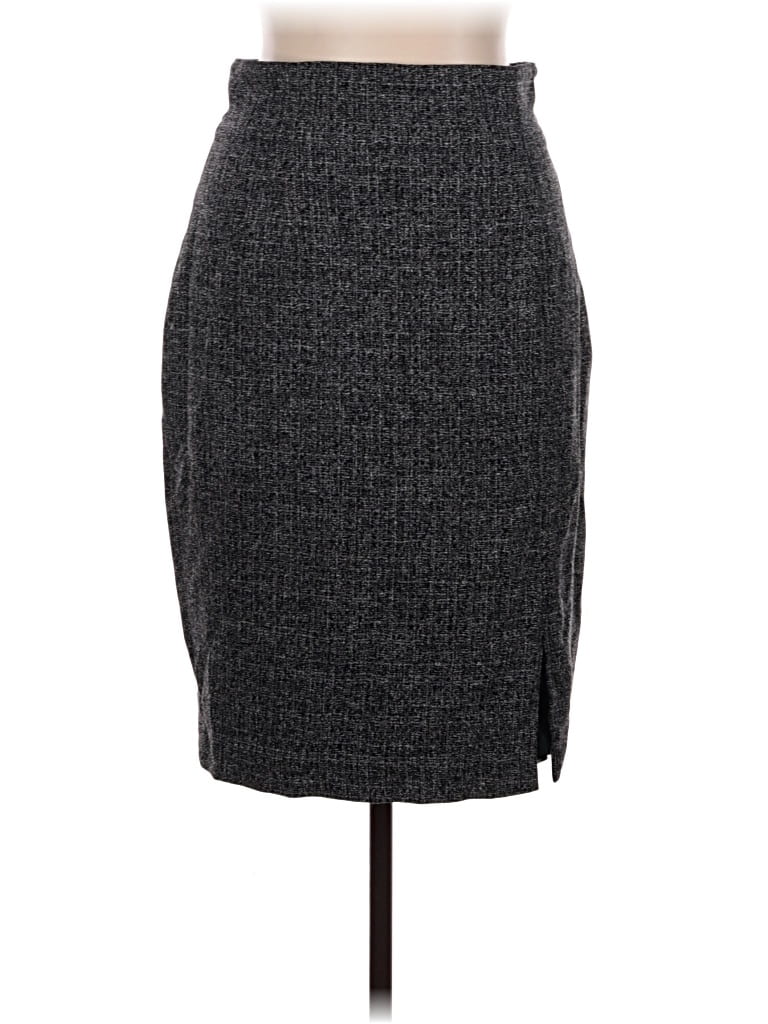 Pre-owned Kay Unger Formal Skirt In Gray