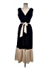DKNY 100% Polyester Tan Casual Dress Size 6 - photo 1