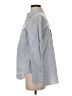 Zara Stripes Blue Long Sleeve Button-Down Shirt Size XS - photo 5