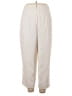 Unbranded 100% Polyester Solid Ivory Casual Pants Size 20W - photo 1