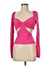 Louna Pink Long Sleeve Top Size M - photo 1