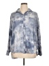 Old Navy Tie-dye Blue Long Sleeve Blouse Size XL - photo 1