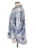 Old Navy Tie-dye Blue Long Sleeve Blouse Size XL - photo 5