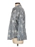 Chico's Gray 3/4 Sleeve Button-Down Shirt Size Lg (2) - photo 5