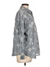 Chico's Gray 3/4 Sleeve Button-Down Shirt Size Lg (2) - photo 4