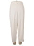 Unbranded 100% Polyester Solid Ivory Casual Pants Size 20W - photo 2