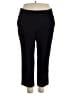 Zac & Rachel Solid Black Active Pants Size 22w - photo 1