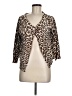 Evie Animal Print Brown Cardigan Size M - photo 1