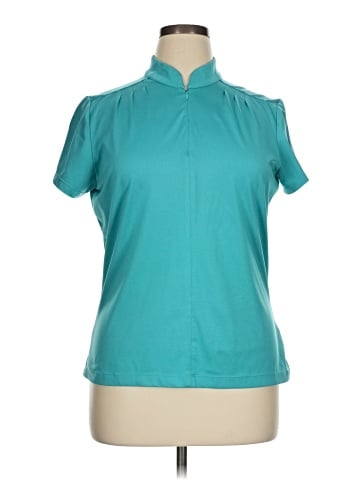 Tail Short Sleeve Blouse (view 1)