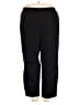 Liz & Me Solid Black Casual Pants Size 4XWP - photo 1