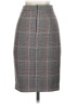 H&M Plaid Gray Formal Skirt Size 0 - photo 2