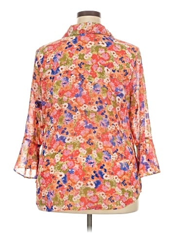 Sara Michelle 3/4 Sleeve Blouse (view 2)