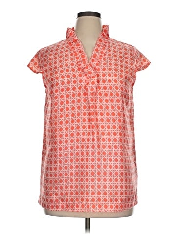 Devon Baer Short Sleeve Silk Top (view 1)
