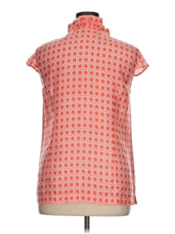 Devon Baer Short Sleeve Silk Top (view 2)