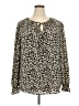 Dokotoo 100% Polyester Animal Print Ivory Long Sleeve Blouse Size 2X - photo 1