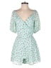 Slate & Willow Hearts Teal Romper Size S - photo 1