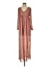 Chaser 100% Polyester Brown Casual Dress Size S - photo 1