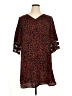 VIISHOW Animal Print Brown Casual Dress Size XL - photo 1