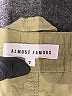 Almost Famous Solid Green Khaki Shorts Size 7 - photo 3