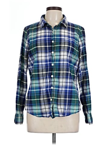 J.Crew Factory Store Long Sleeve Button-Down Shirt (view 1)