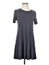 Assorted Brands Solid Gray Casual Dress Size S - photo 1