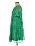 DKNY 100% Polyester Stars Green Casual Dress Size 6 - photo 5