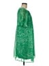 DKNY 100% Polyester Stars Green Casual Dress Size 6 - photo 4