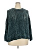 Falls Creek 100% Polyester Tweed Teal Pullover Sweater Size 2X - photo 1