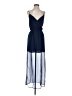 Just Fab 100% Polyester Blue Casual Dress Size S - photo 1
