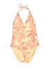 Aerie Print Yellow One Piece Swimsuit Size L (estimated) - photo 1