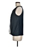Ann Taylor 100% Polyester Blue Black Sleeveless Blouse Size M - photo 5
