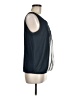 Ann Taylor 100% Polyester Blue Black Sleeveless Blouse Size M - photo 4