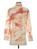 Kourt Print Orange Long Sleeve Blouse Size XS - photo 2