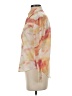 Kourt Print Orange Long Sleeve Blouse Size XS - photo 5