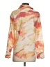 Kourt 100% Polyester Tie-dye Orange Long Sleeve Blouse Size S - photo 2