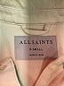 ALLSAINTS 100% Cotton Ivory Jacket Size XS - photo 6