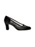 Nina 100% Leather Black Heels Size 7 1/2 (narrow) - photo 1