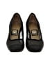 Nina 100% Leather Black Heels Size 7 1/2 (narrow) - photo 2