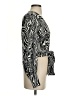 Saunders Collective Animal Print Black Long Sleeve Blouse Size 2 - photo 4
