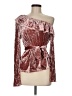StyleStalker Burgundy Long Sleeve Blouse Size M - photo 1