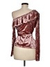 StyleStalker Burgundy Long Sleeve Blouse Size M - photo 2
