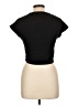 Glam Black Short Sleeve Turtleneck Size L - photo 2