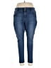 Assorted Brands Solid Blue Jeans Size 20 - photo 1
