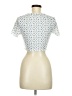 Shein Ivory Short Sleeve Top Size 6 - photo 2
